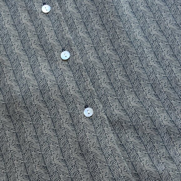 Patrick Christopher Silk Satin Blouse Button Up Size 10 - Picture 6 of 12